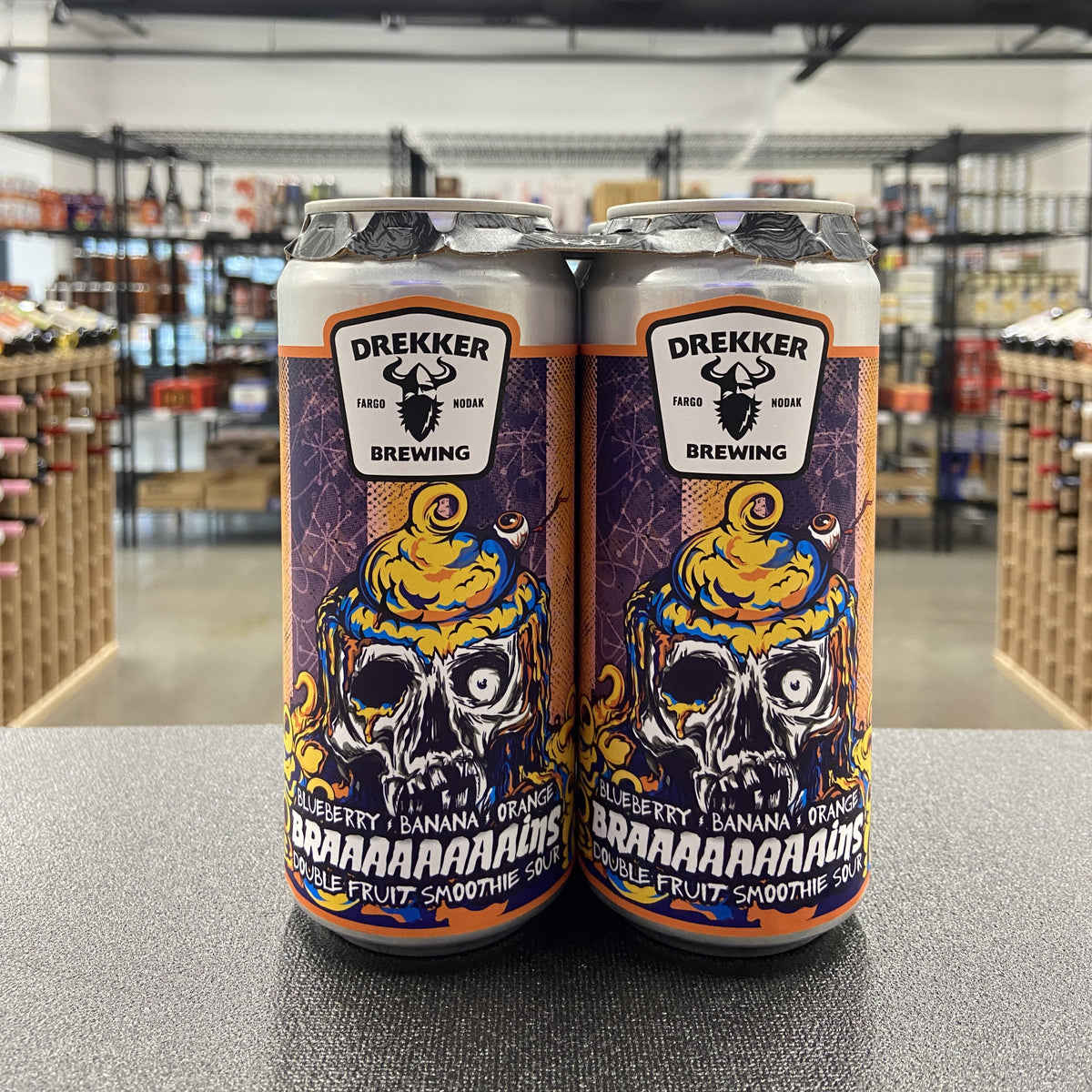 Drekker Braaaaaaaains Blueberry Banana Orange