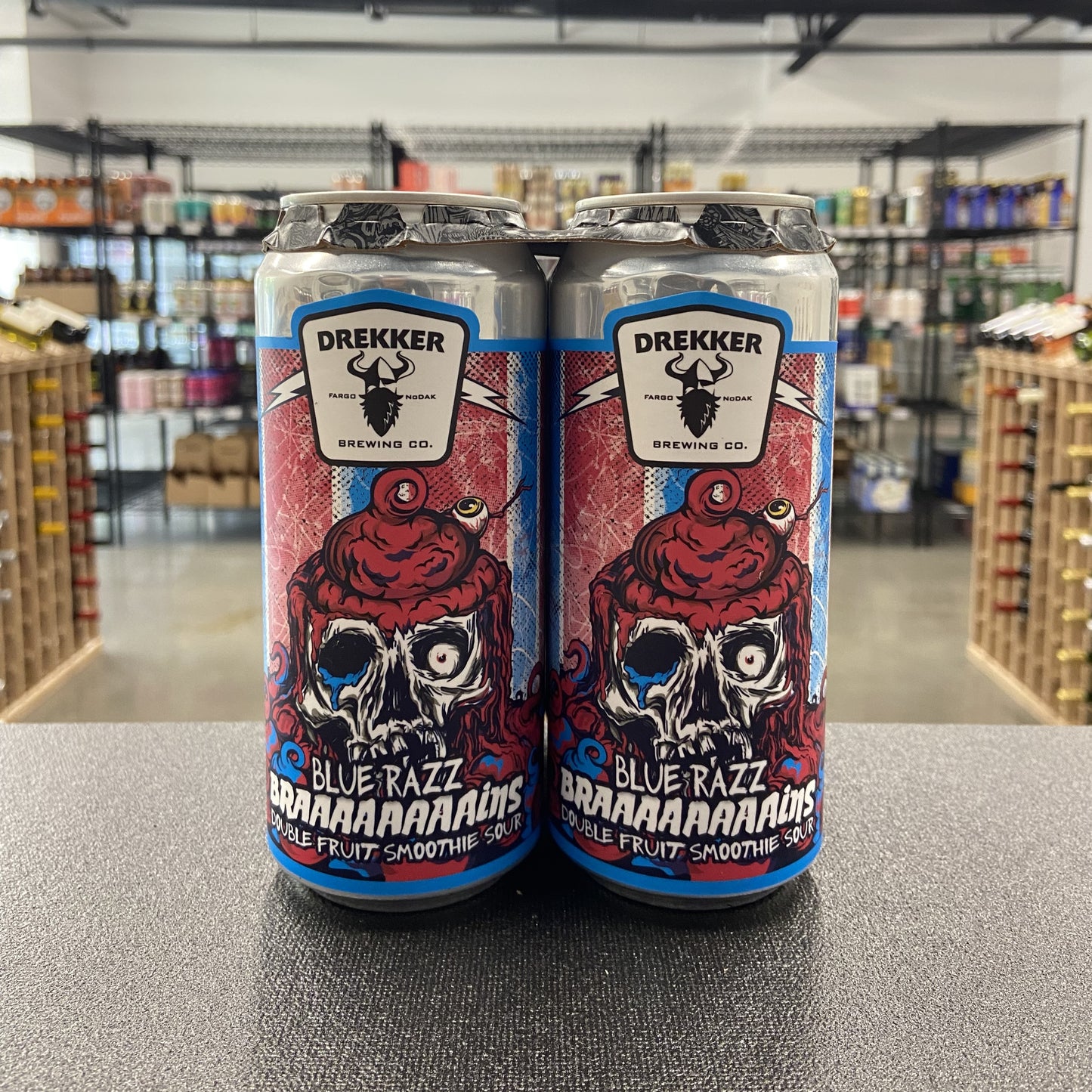 Drekker Brewing Co. Braaaaaaaains Blue Razz