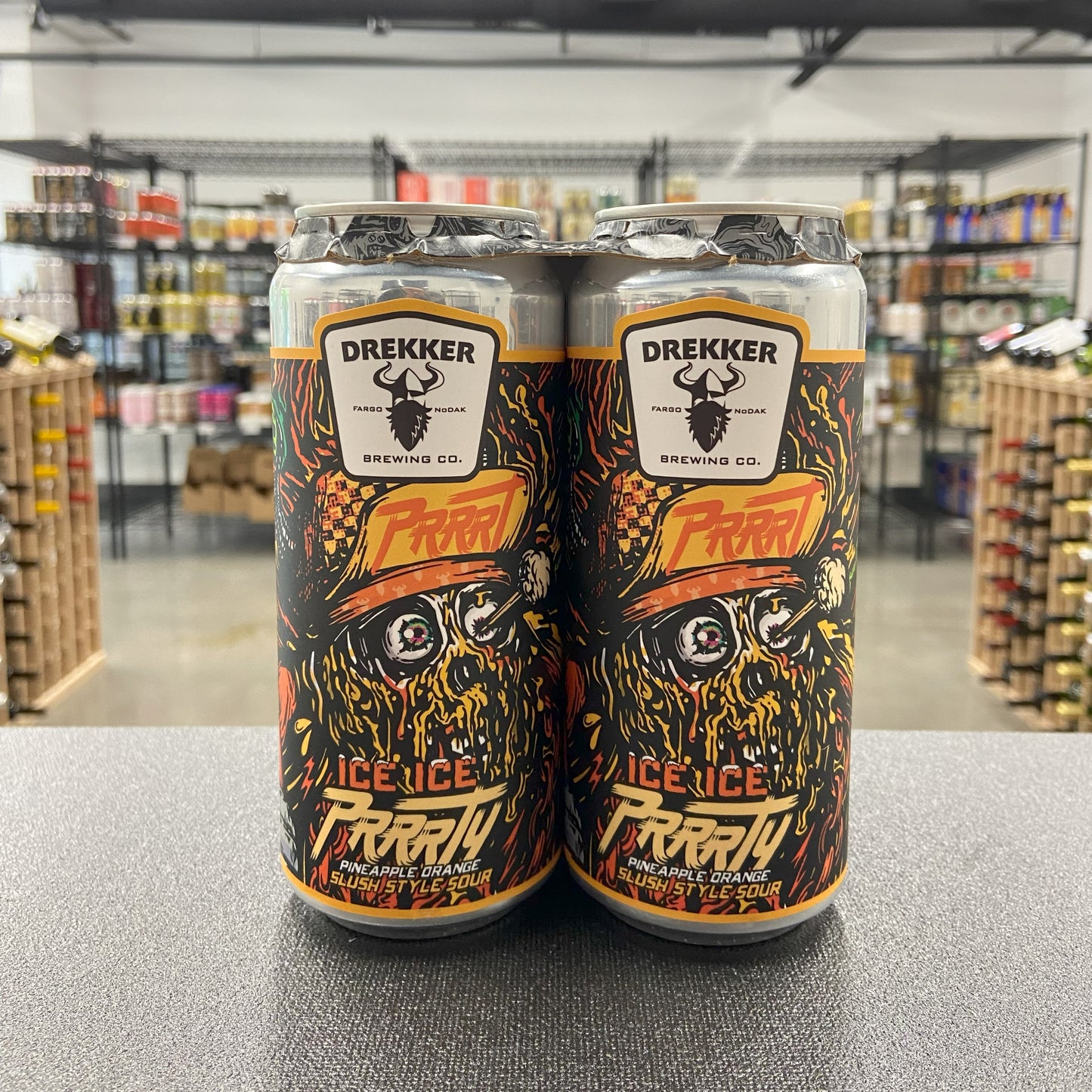 Drekker Brewing Co. Ice Ice PRRTY Pineapple Orange Slushy