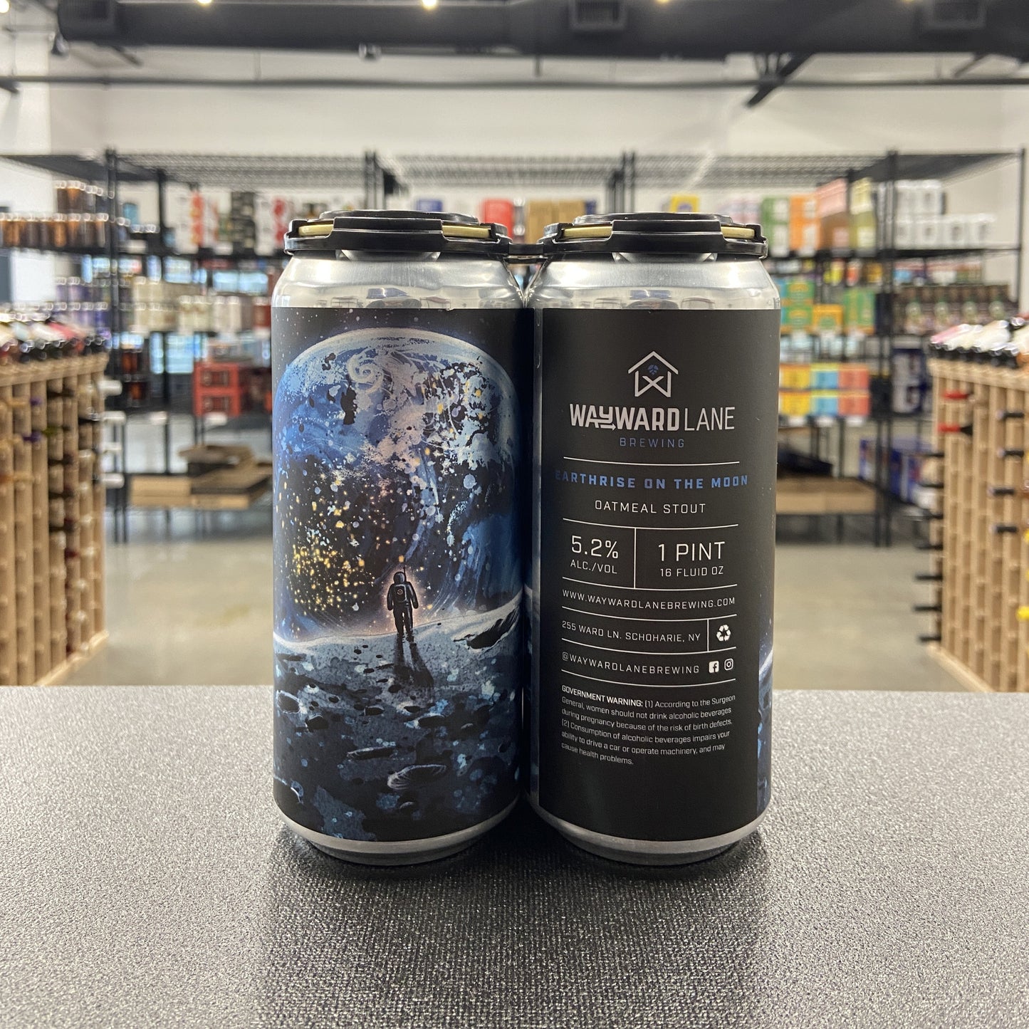 Wayward Lane Earthrise on the Moon