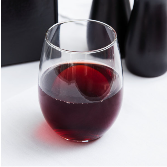 Libbey Stemless Wine Glass