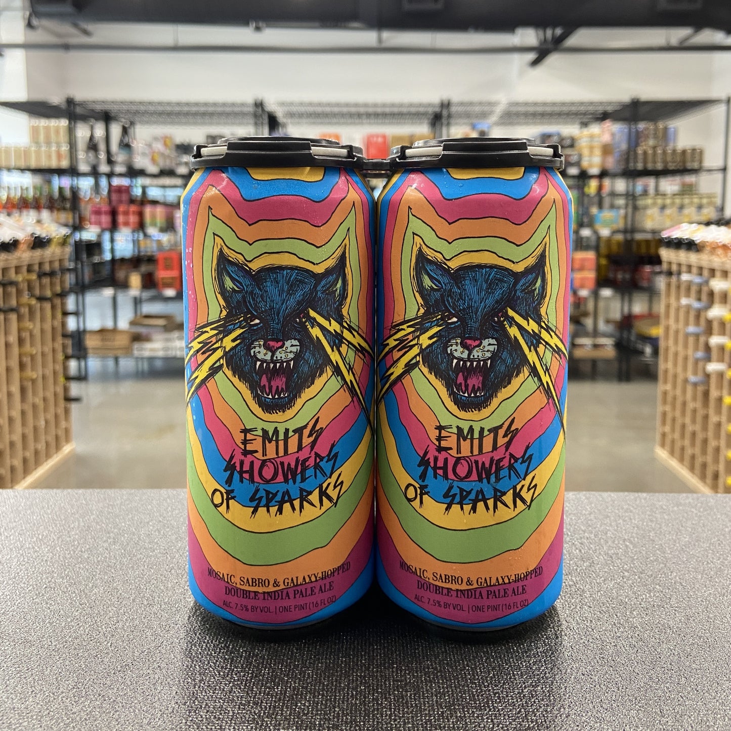 Hop Butcher Emits Showers of Sparks
