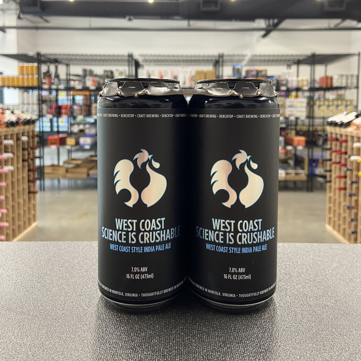 Benchtop West Coast Science is Crushable