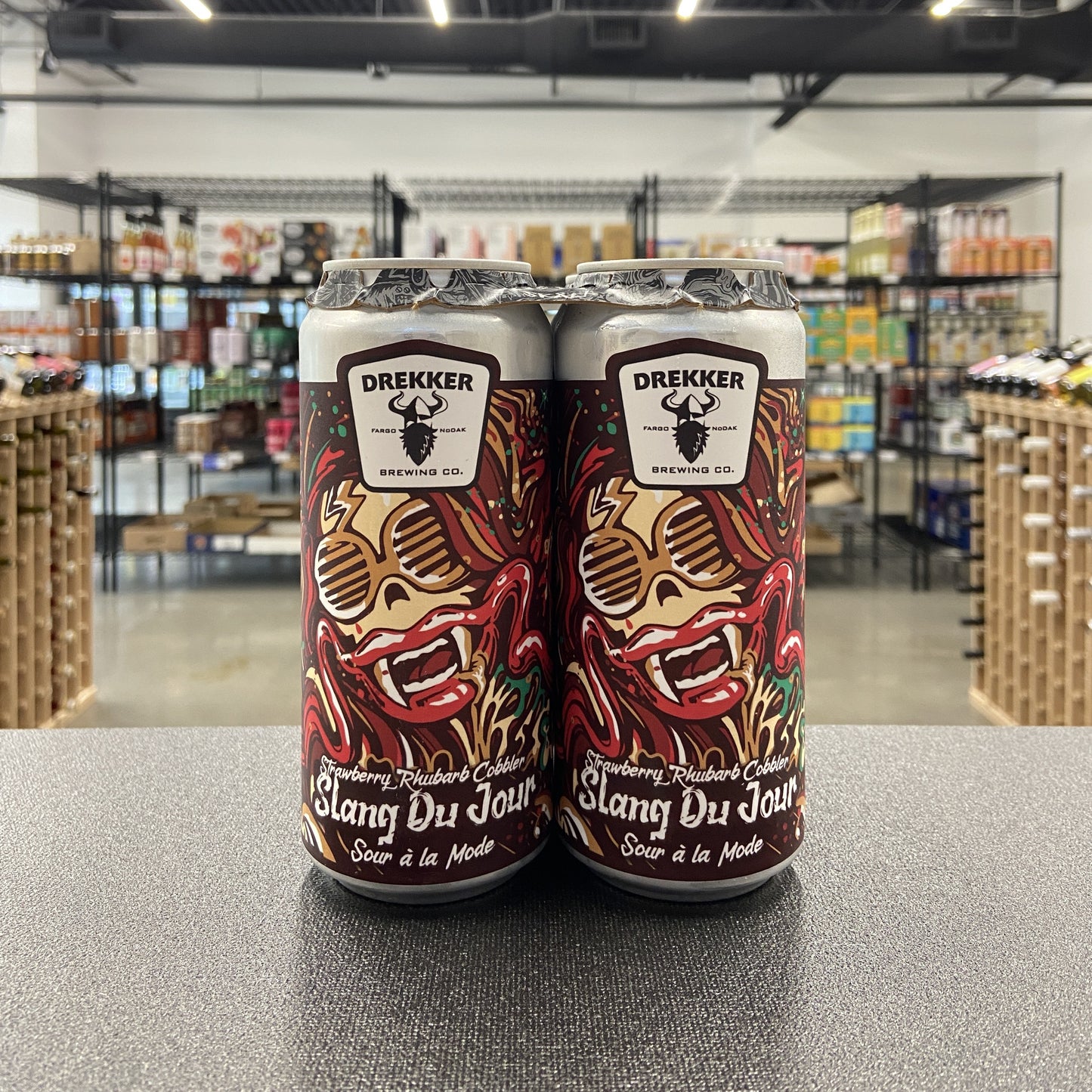 Drekker Slang Du Jour Strawberry Rhubarb Cobbler