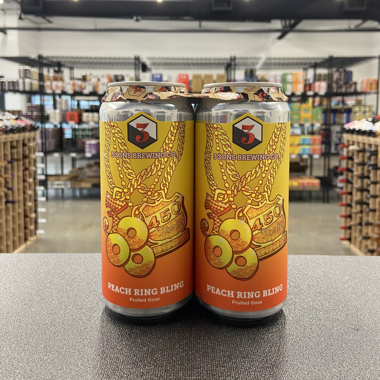 3 Sons Peach Ring Bling