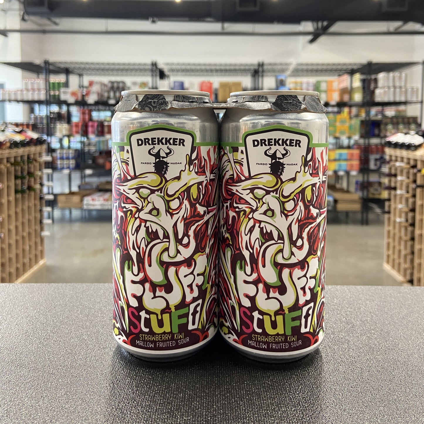 Drekker Fluff Stuff Strawberry Kiwi