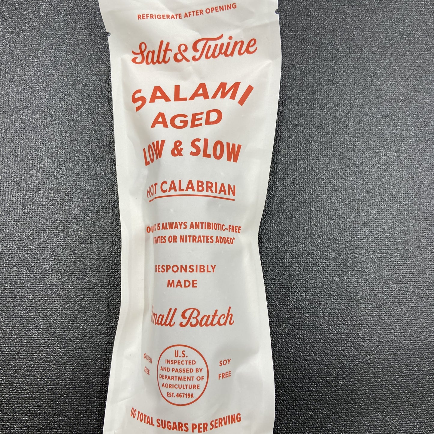 Salt And Twine Hot Calabrian Salami